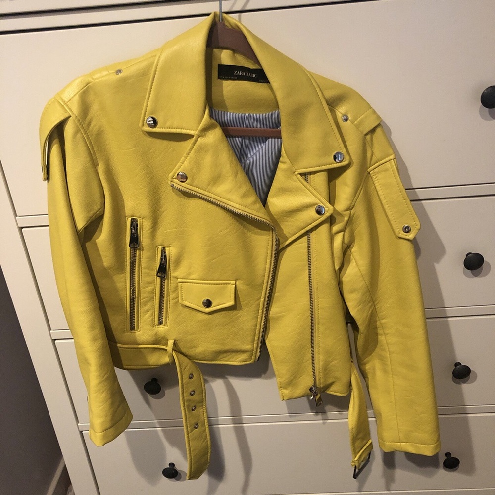 Zara leather jacket